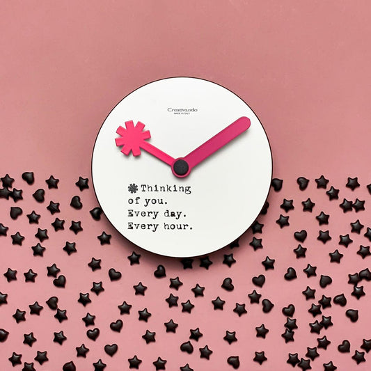 Orologio "Thinking of you" di Creativando