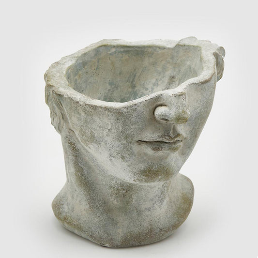 Vaso decorativo porta piante in cemento