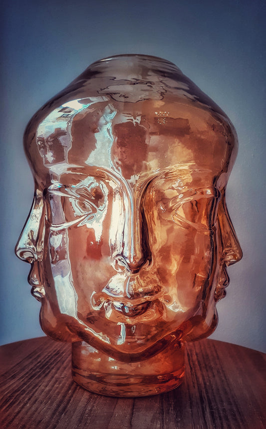 Vaso BUDDHA in vetro