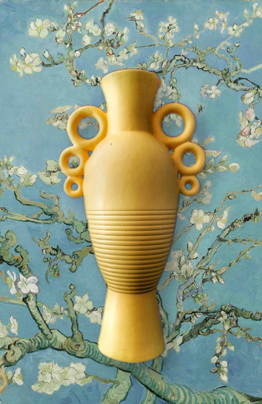 Vaso contemporaneo in ceramica artigianale