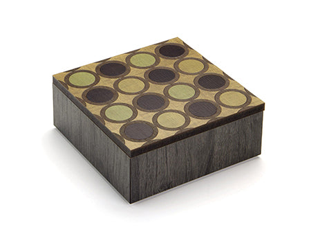 Cofanetto in legno scolpito CIRCLES