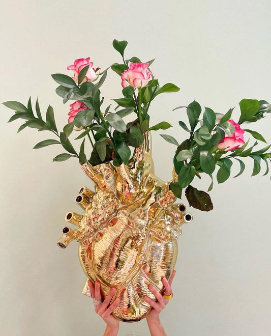 Vaso Portafiori "Love in Bloom Giant Gold"