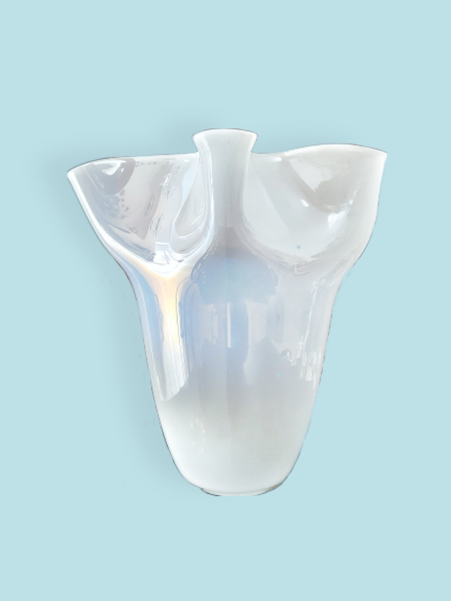 Vaso DRAPPO in vetro effetto madreperla