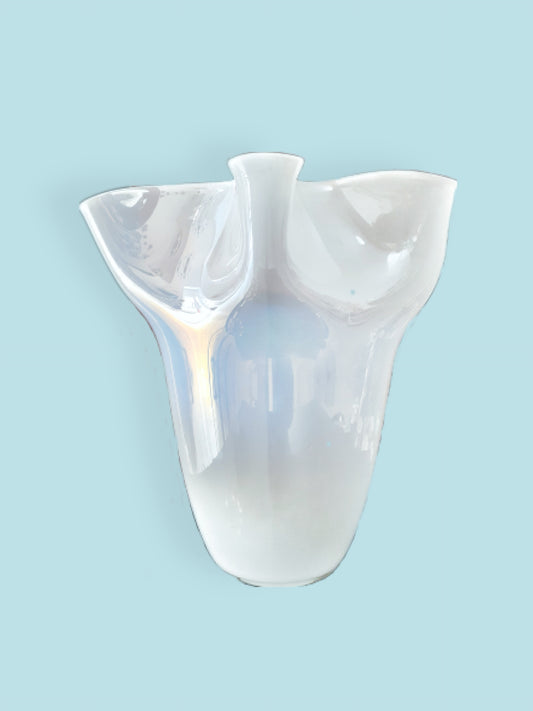 Vaso DRAPPO in vetro effetto madreperla