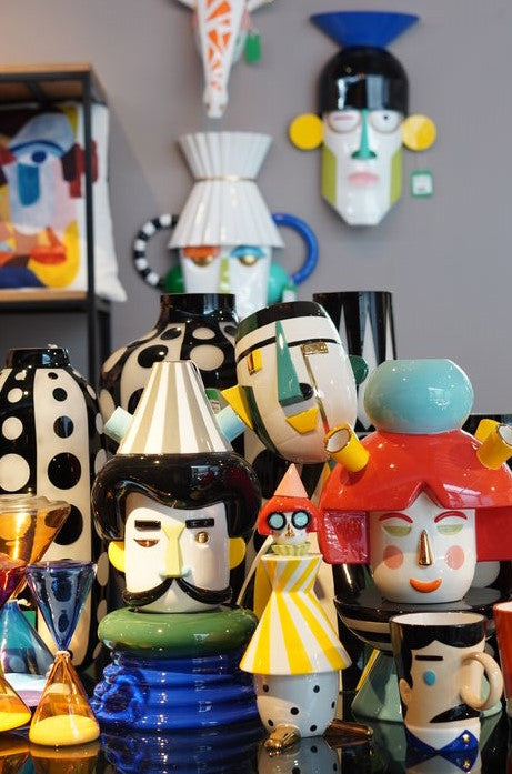 Portafiori Deco PUPPET in ceramica