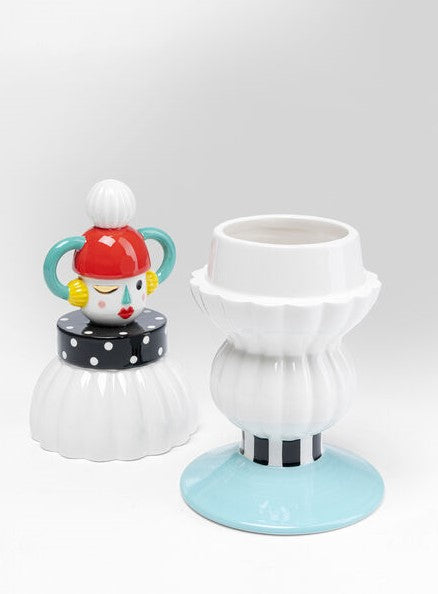 Portafiori Deco PUPPET in ceramica