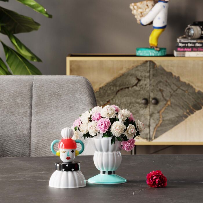 Portafiori Deco PUPPET in ceramica