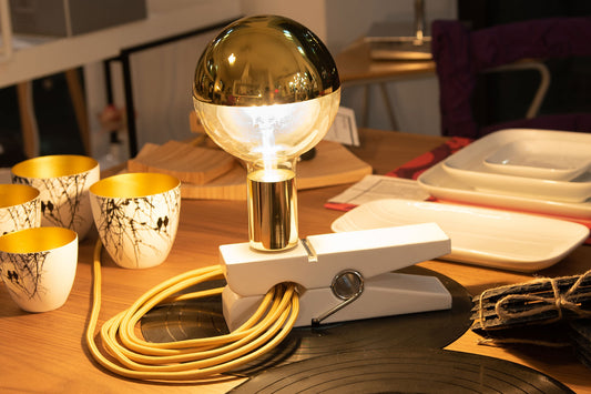 Lampada da tavolo/applique Pinza