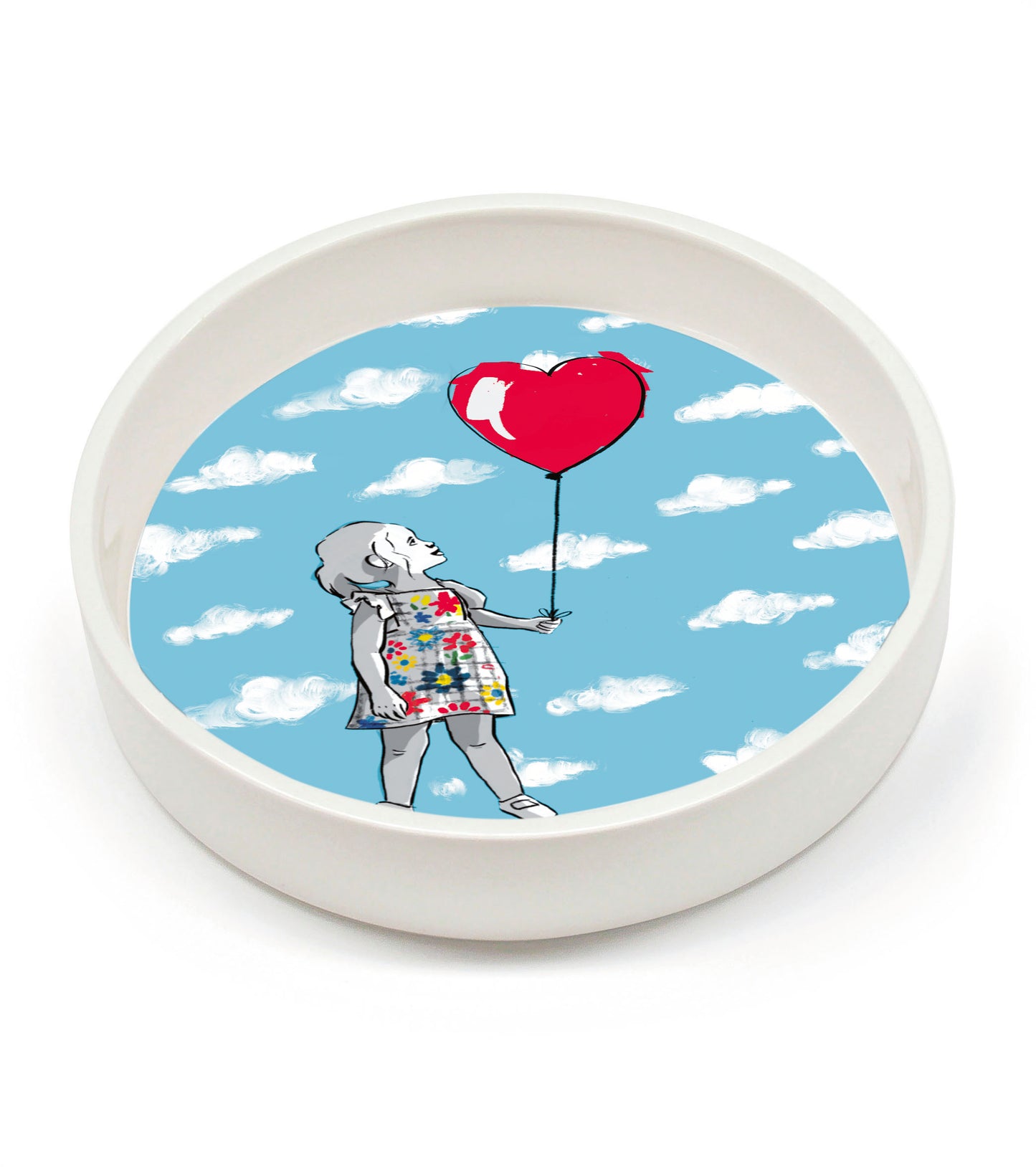 Svuotatasche "BALLOON IN THE SKY" in ceramica