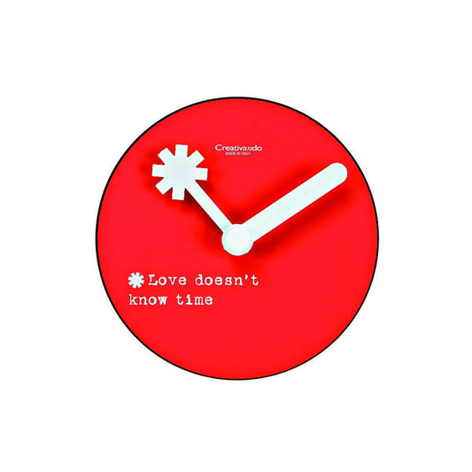 Orologio "Love doesn't know time" by Creativando