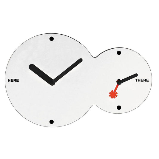 Doppi orologio Fuso Orario "HERE THERE"