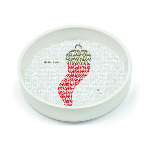 Svuotatasche "Corno" in ceramica