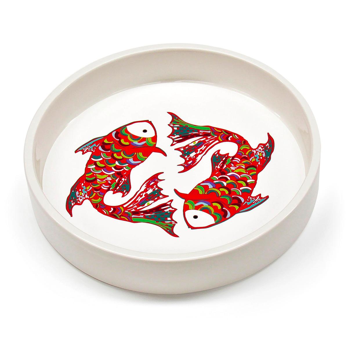 Svuotatasche "Due Pesci" in ceramica