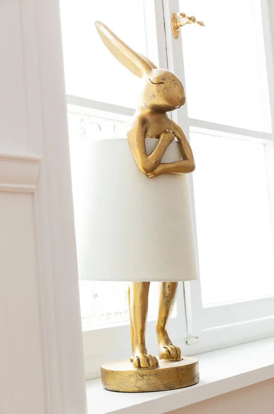 Lampada da tavolo RABBIT White&Gold