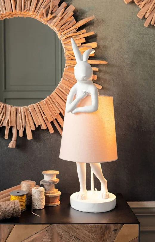 Lampada da tavolo RABBIT White & Dust Pink